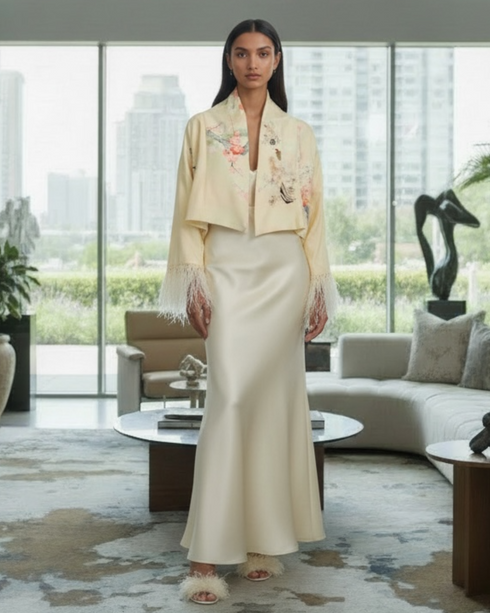 Short Bird Kimono