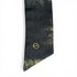 Green Grass Print Silk Skinny Scarf