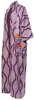Purple Shibori Long Kimono