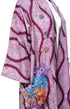 Purple Shibori Long Kimono