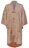 Midi Length Blush Silk Kimono