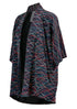 Black Multi Color Kimono