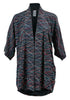 Black Multi Color Kimono