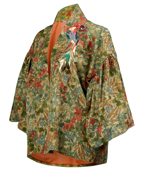 Short Parrot Kimono