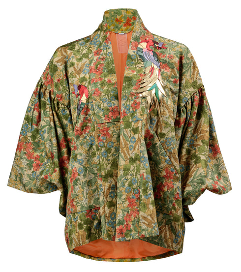 Short Parrot Kimono
