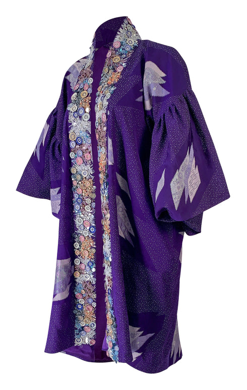 Constructivist Collar Kimono