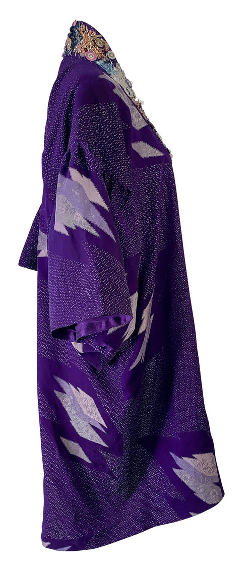 Constructivist Collar Kimono