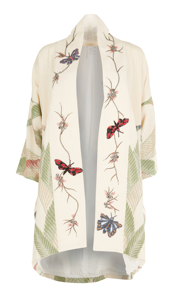 Ivory Butterfly Kimono