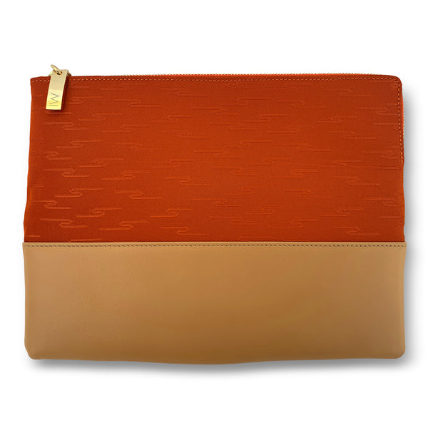 Red and Nude Obi Pochette