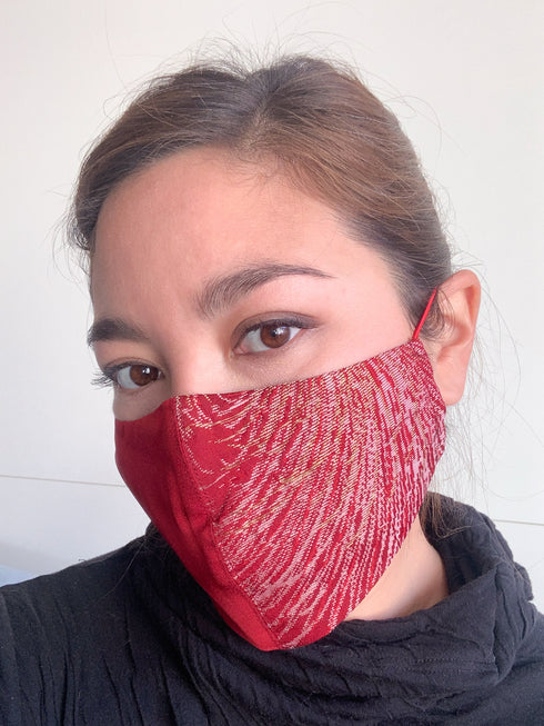 Red and Gold Facemask