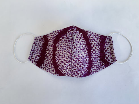 Purple Shibori Facemask