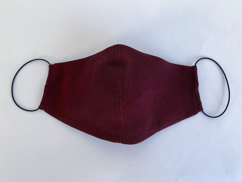 Solid Burgundy Facemask