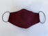 Solid Burgundy Facemask