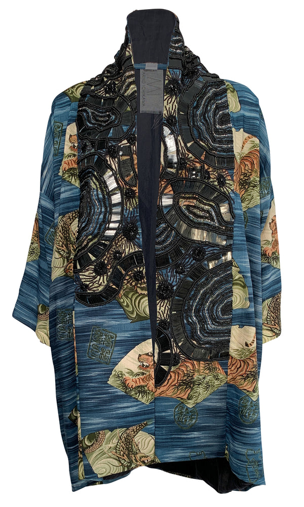 Blue Tiger Kimono